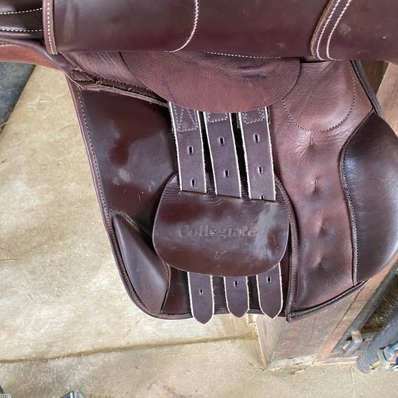 Practically new! English Saddle Close Contact Jump Saddle Changeable gullet 17” - Picture 14 of 16